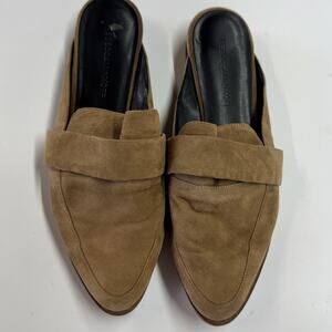 Rebecca Minkoff Shoes Womens Size 9.5M Suede Mika Loafers Slip On Mules Flats